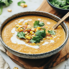 Slow Cooker Mexican Street Corn Soup