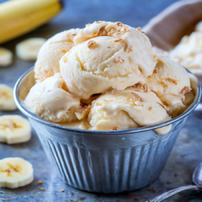 No Churn Banana Ice Cream