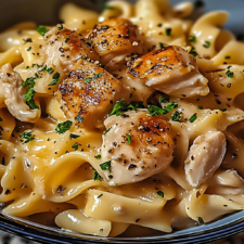 Comforting Chicken & Noodles Crock Pot
