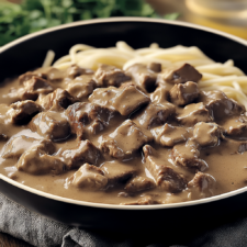 Old-Fashioned Beef Stroganoff