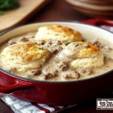 Drop Biscuits and Sausage Gravy
