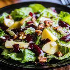 Winter Salad with Homemade Vinaigrette