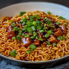 Easy Saucy Ramen Noodles