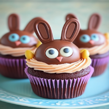 Reese’s Cup Easter Bunny Cupcakes
