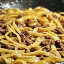 French Onion Beef Noodles