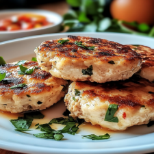 Mediterranean Chicken Patties
