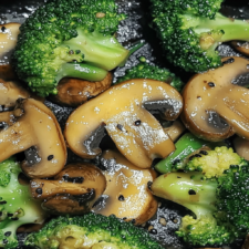 Broccoli and Mushroom Stir Fry