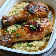Slow Cooker Honey Garlic Chicken Legs