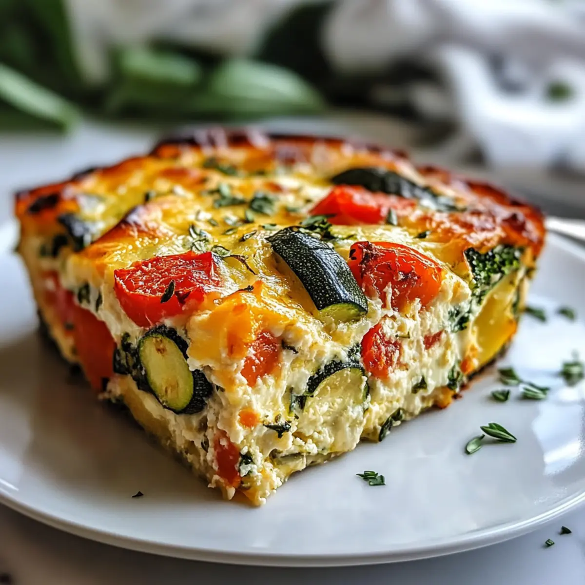 Cottage Cheese and Veggie Bake