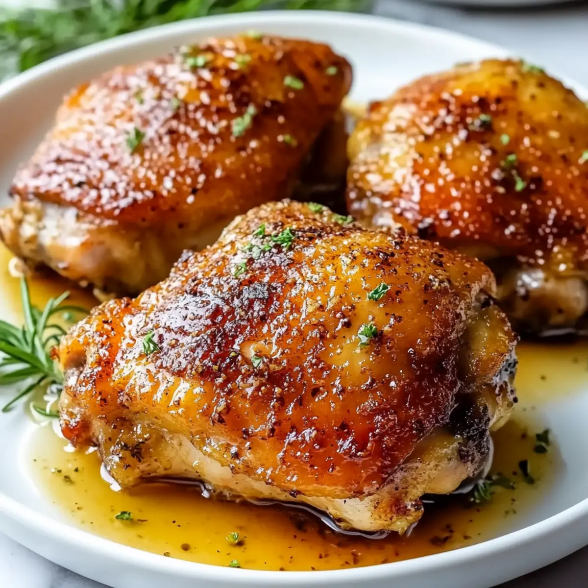 Crispy and Juicy Baked Chicken Thighs