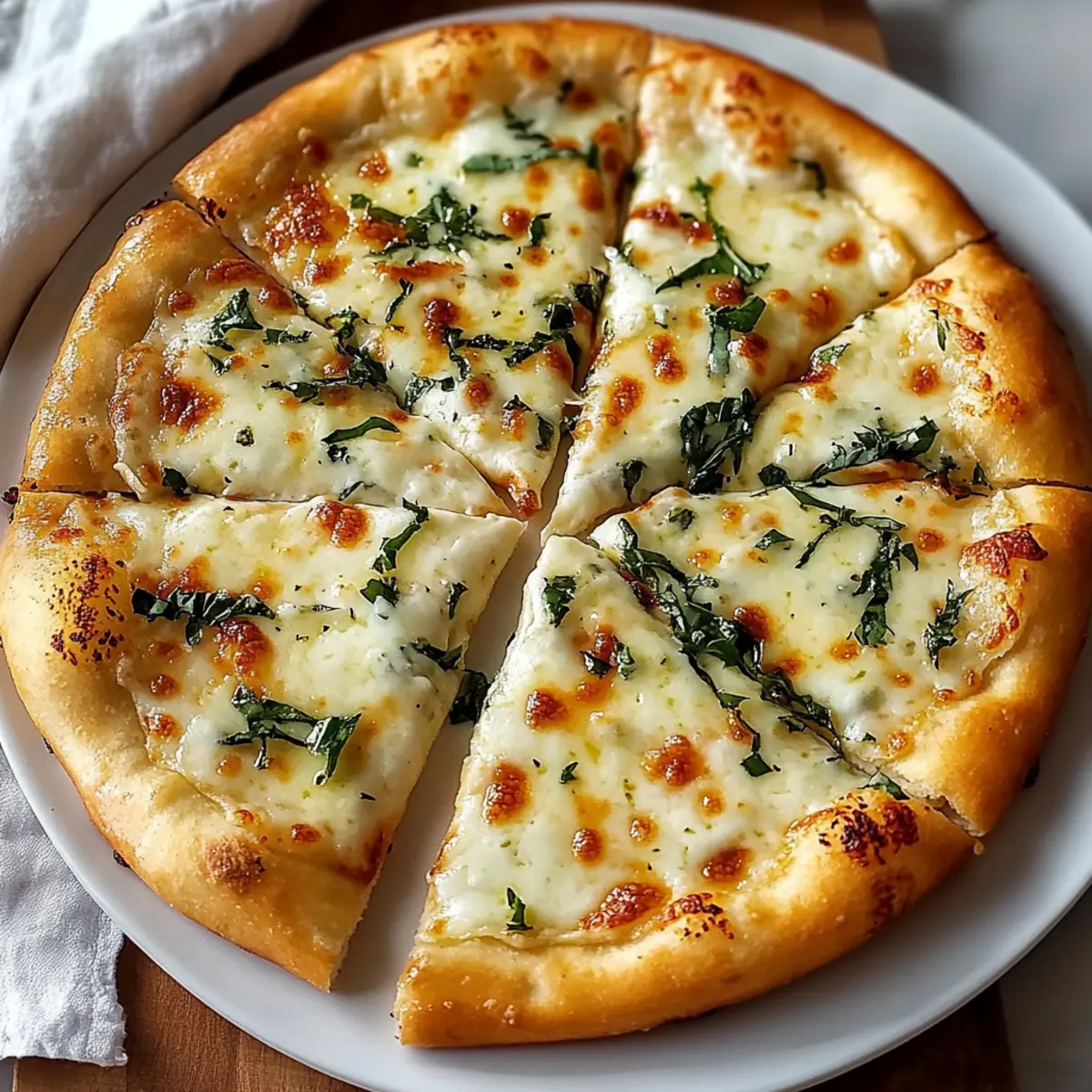 The Best White Cheese Pizza