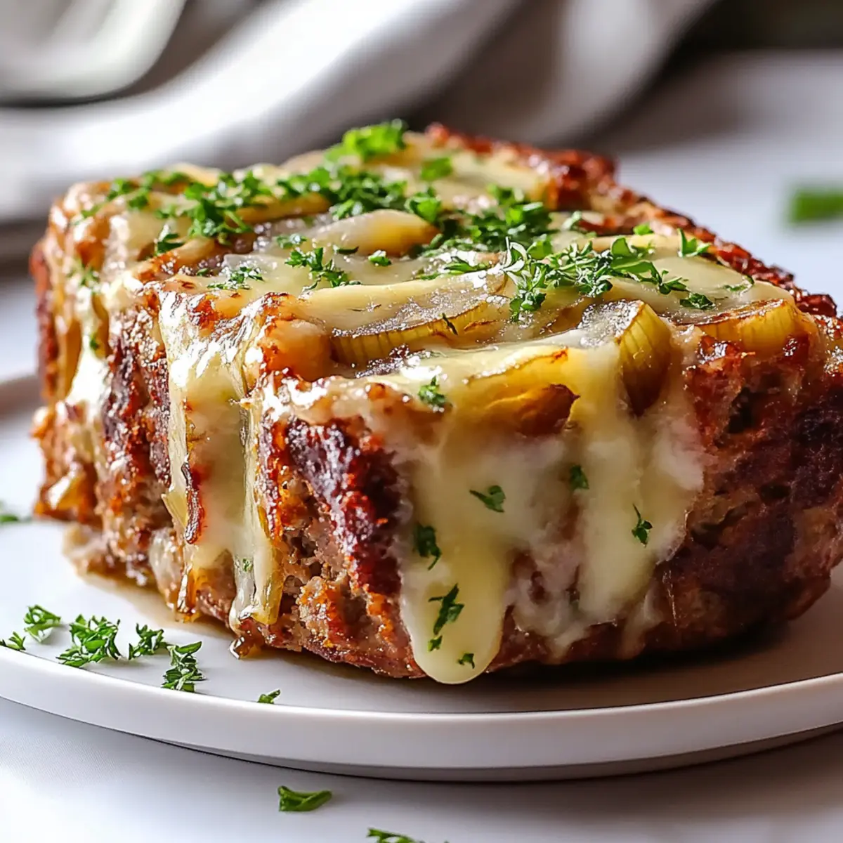 Irresistible French Onion Meatloaf