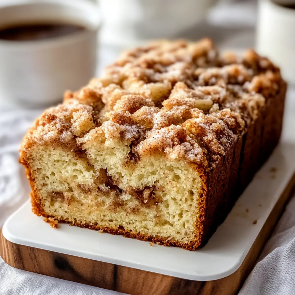 Apple Streusel Bread