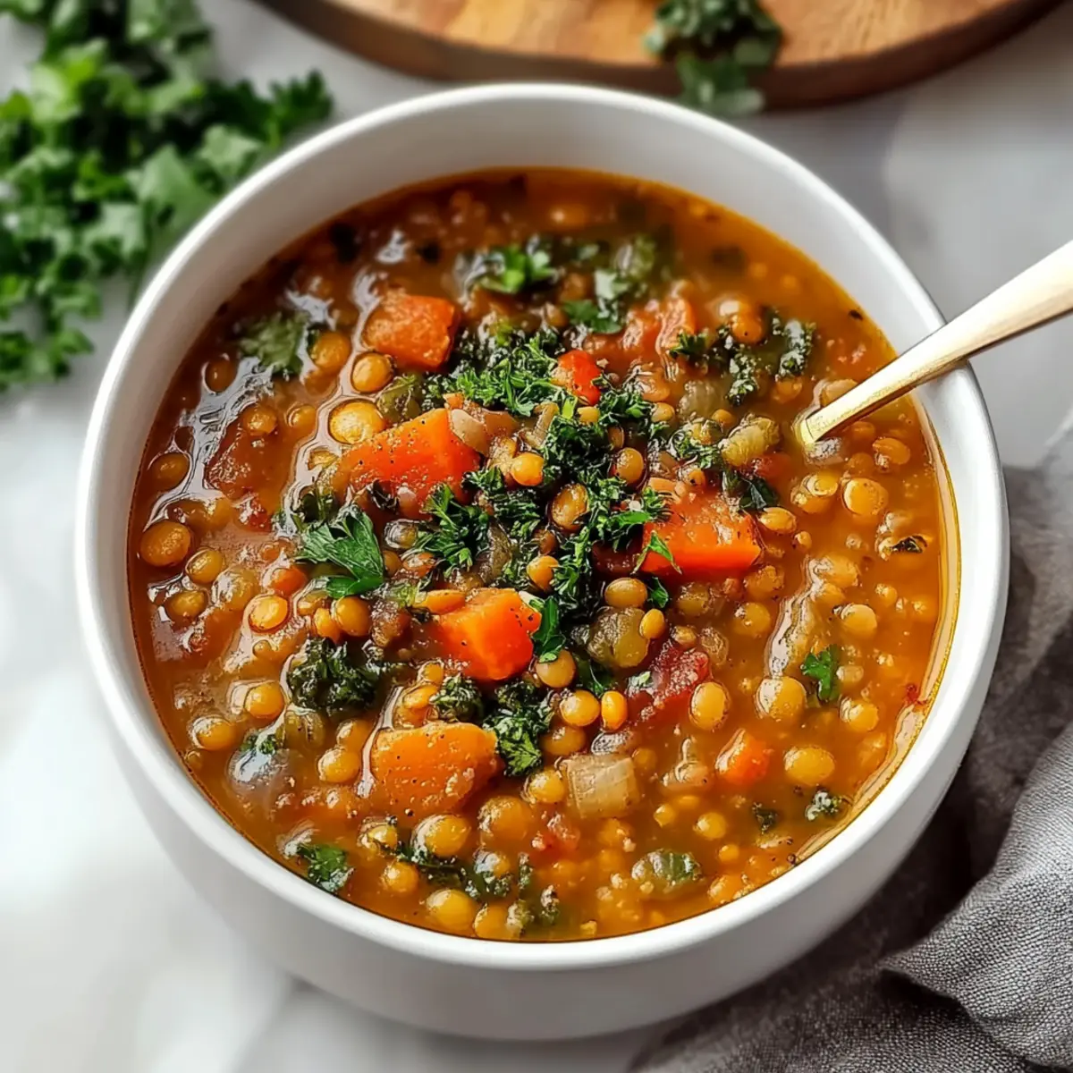 Healthy & Easy Lentil Soup