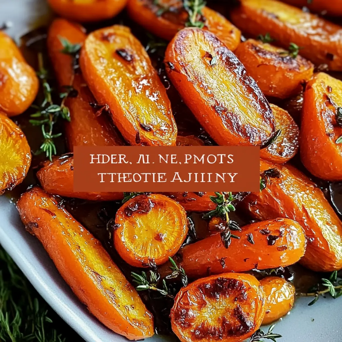 Honey Roasted Carrots with Thyme