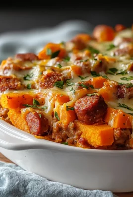 Sweet Potato and Sausage Casserole