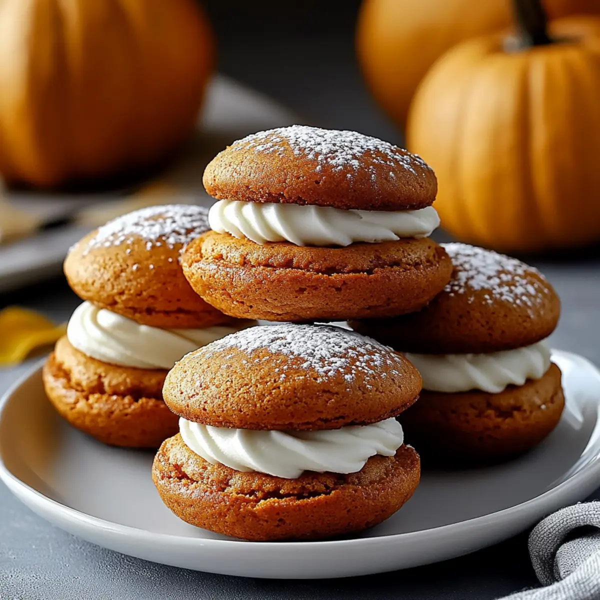 Pumpkin Cream Whoopie Pies