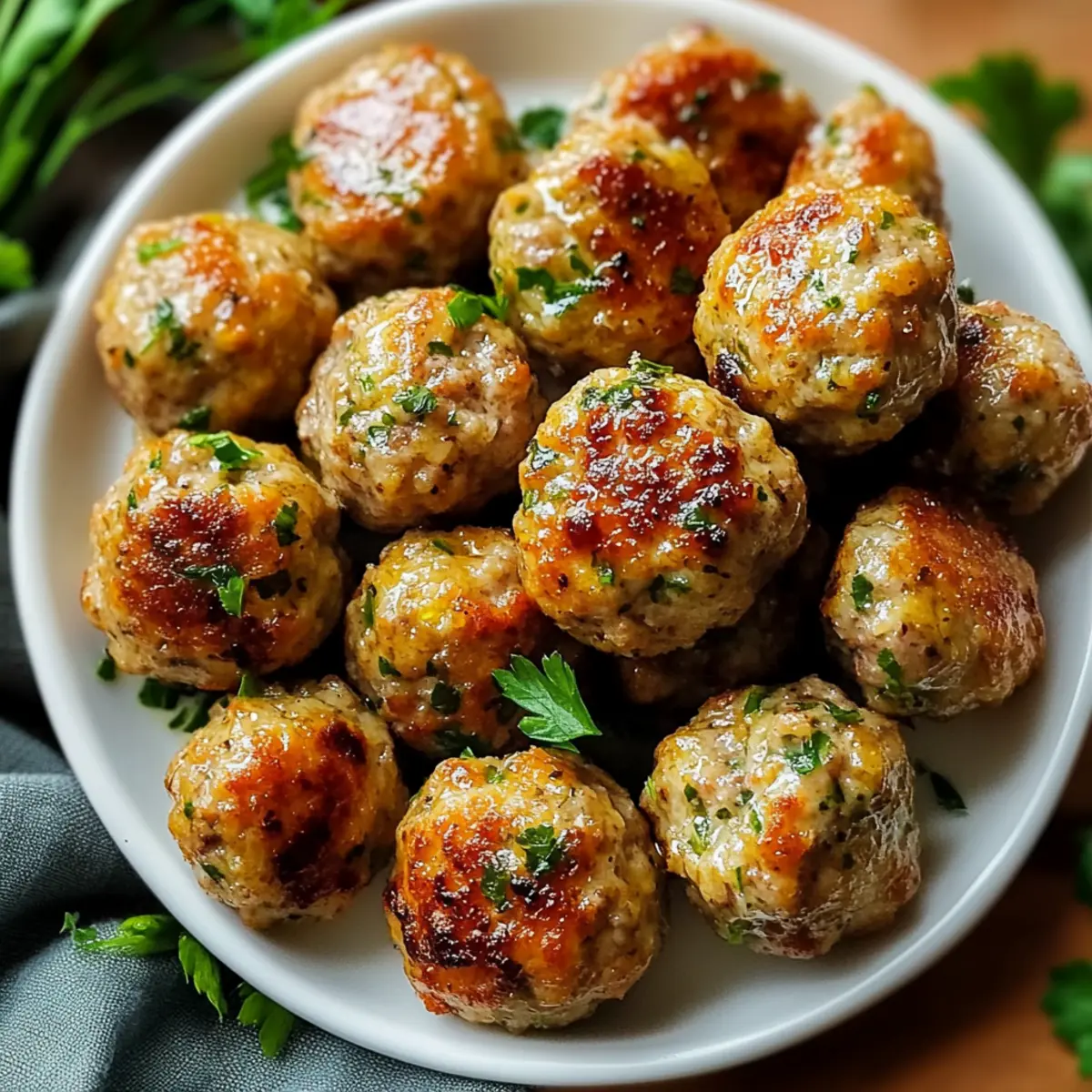 Best Baked Turkey Meatballs