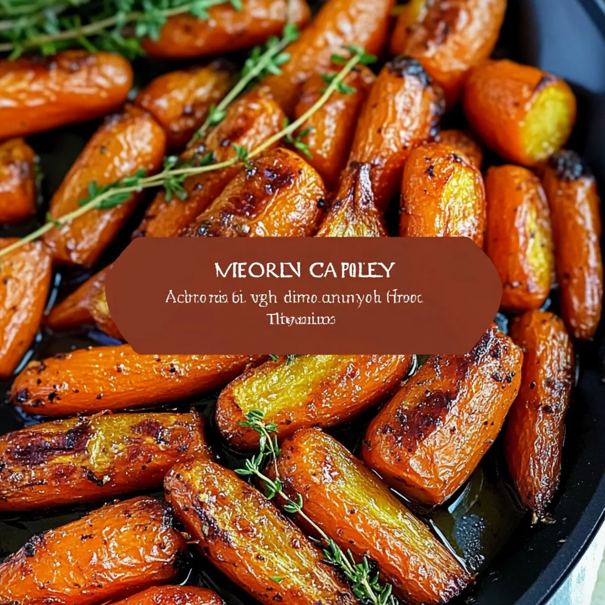 Honey Roasted Carrots with Thyme