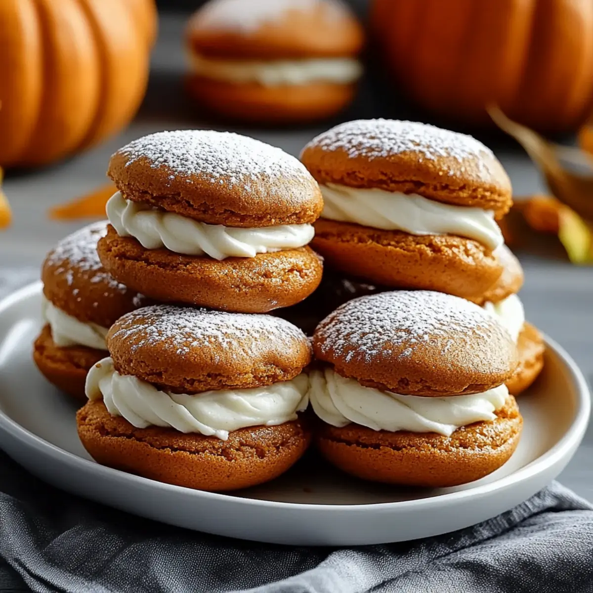 Pumpkin Cream Whoopie Pies