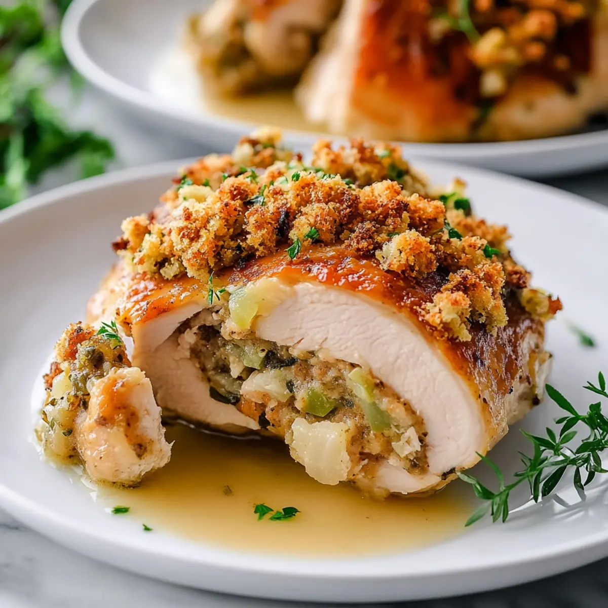 Stuffing Stuffed Chicken Breasts