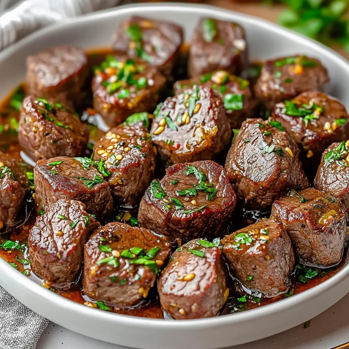 Garlic Butter Steak Bites