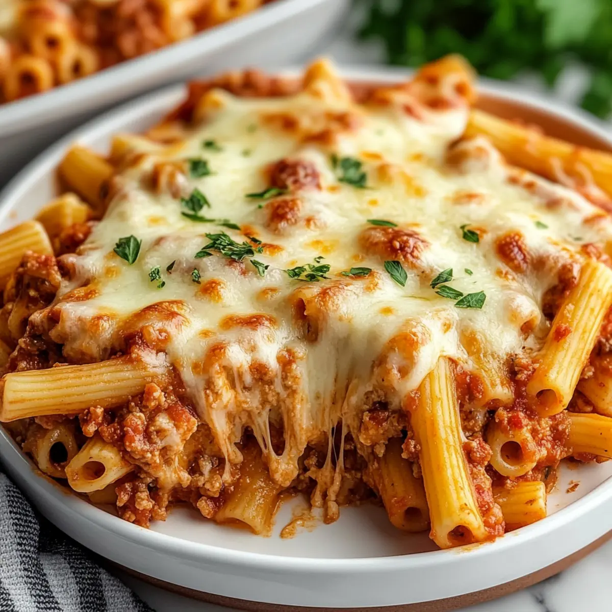 Cheesy Baked Ziti