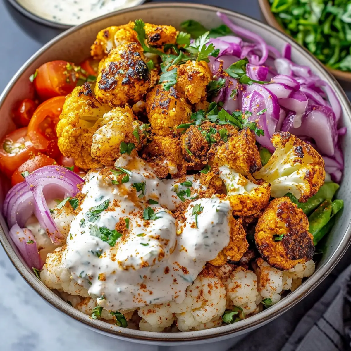 Cauliflower Shawarma Bowl