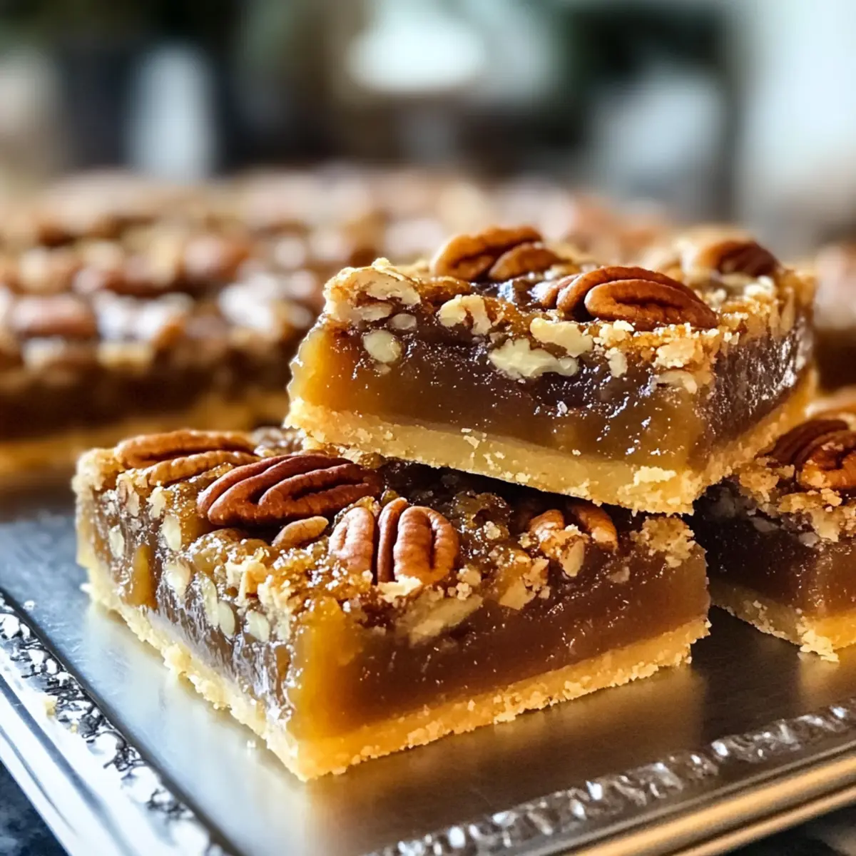 Lazy Girl Pecan Pie Bars