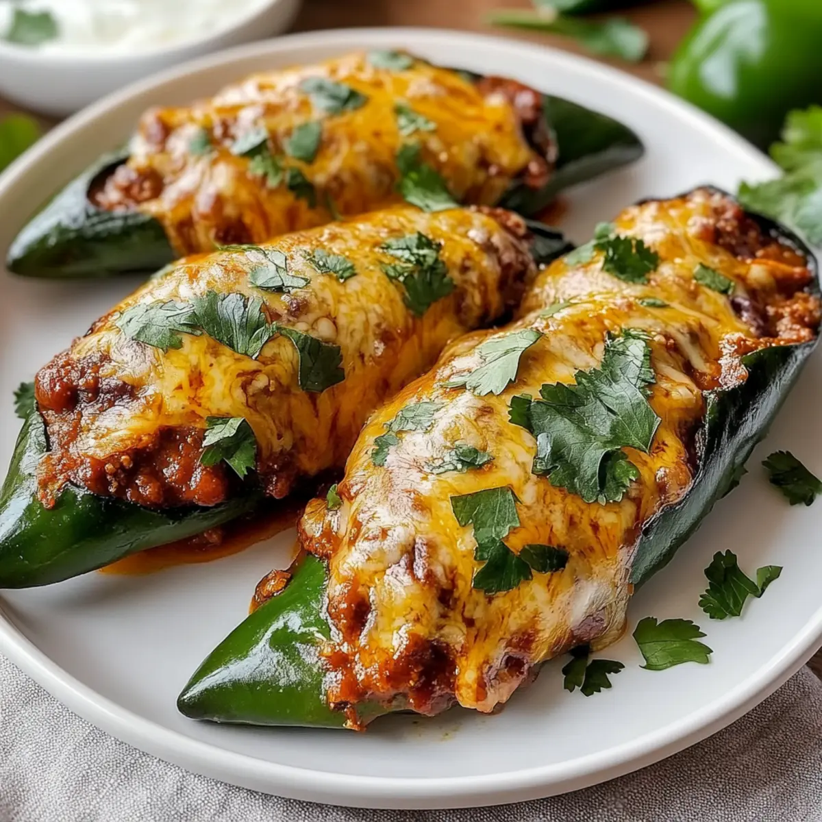 Easy Baked Chili Rellenos