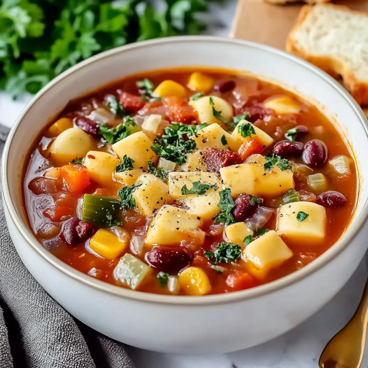 Olive Garden Copycat Minestrone Soup