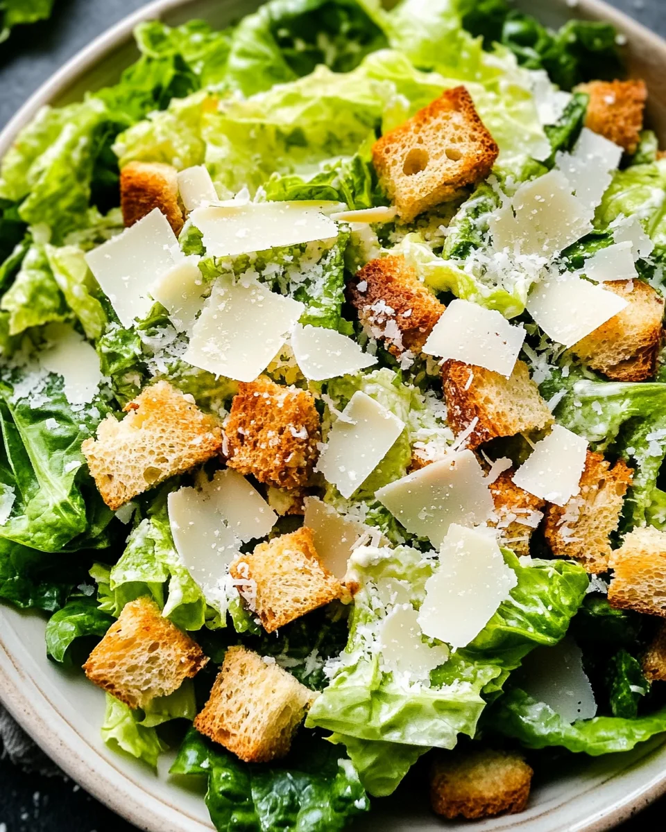 Best Caesar Salad Recipe with Salad Dressing from Scratch