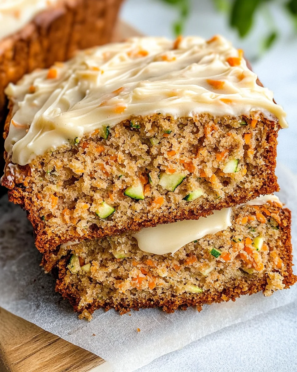 Carrot Apple Zucchini Bread
