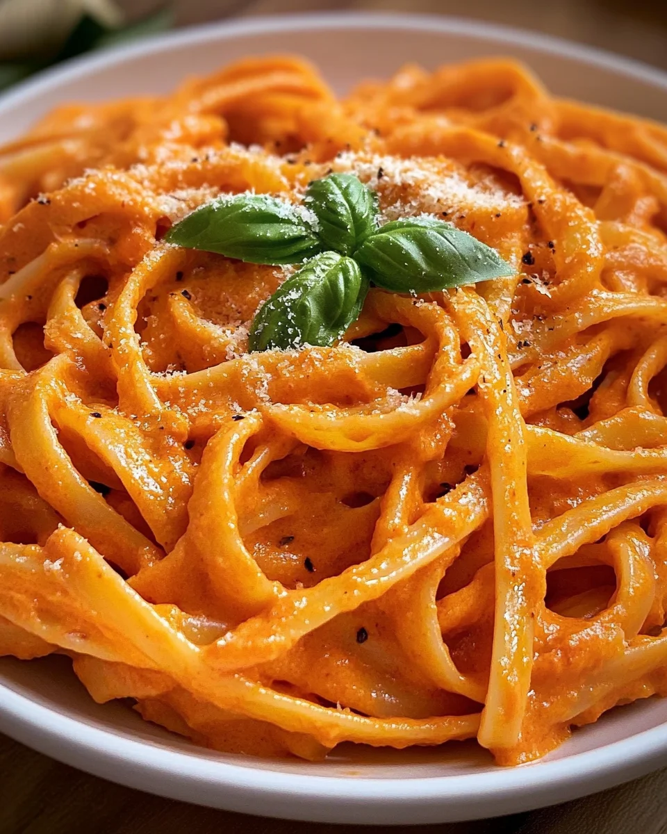 Creamy Roasted Red Pepper Pasta Sauce Recipe