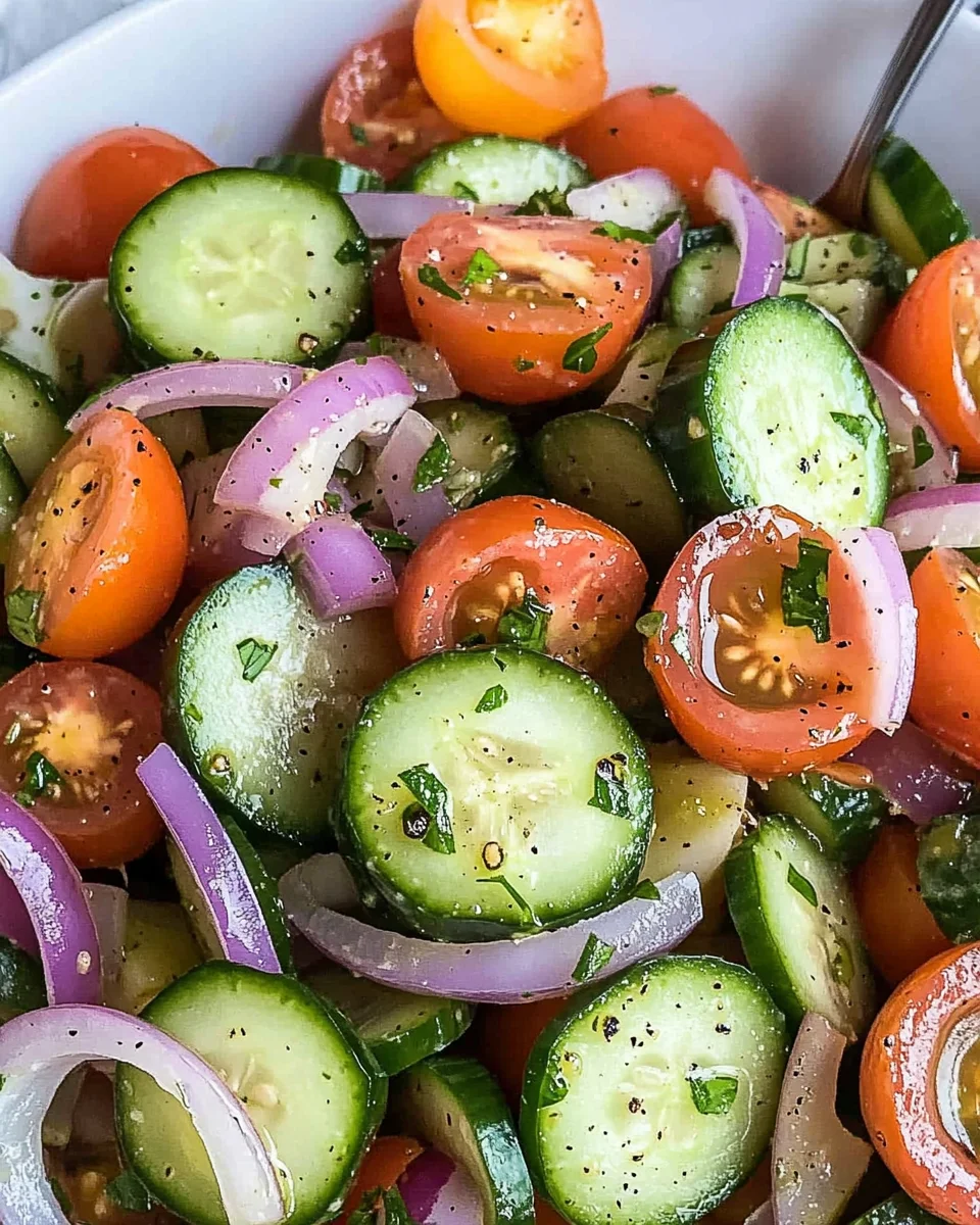 Cucumber Tomato Salad