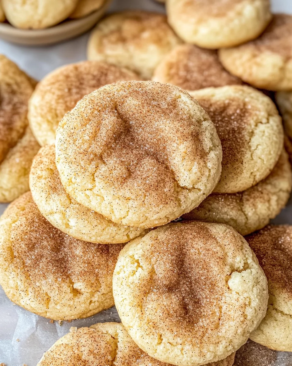 Easy Eggnog Snickerdoodles