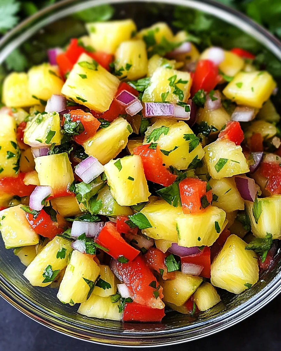 Easy Pineapple Salsa