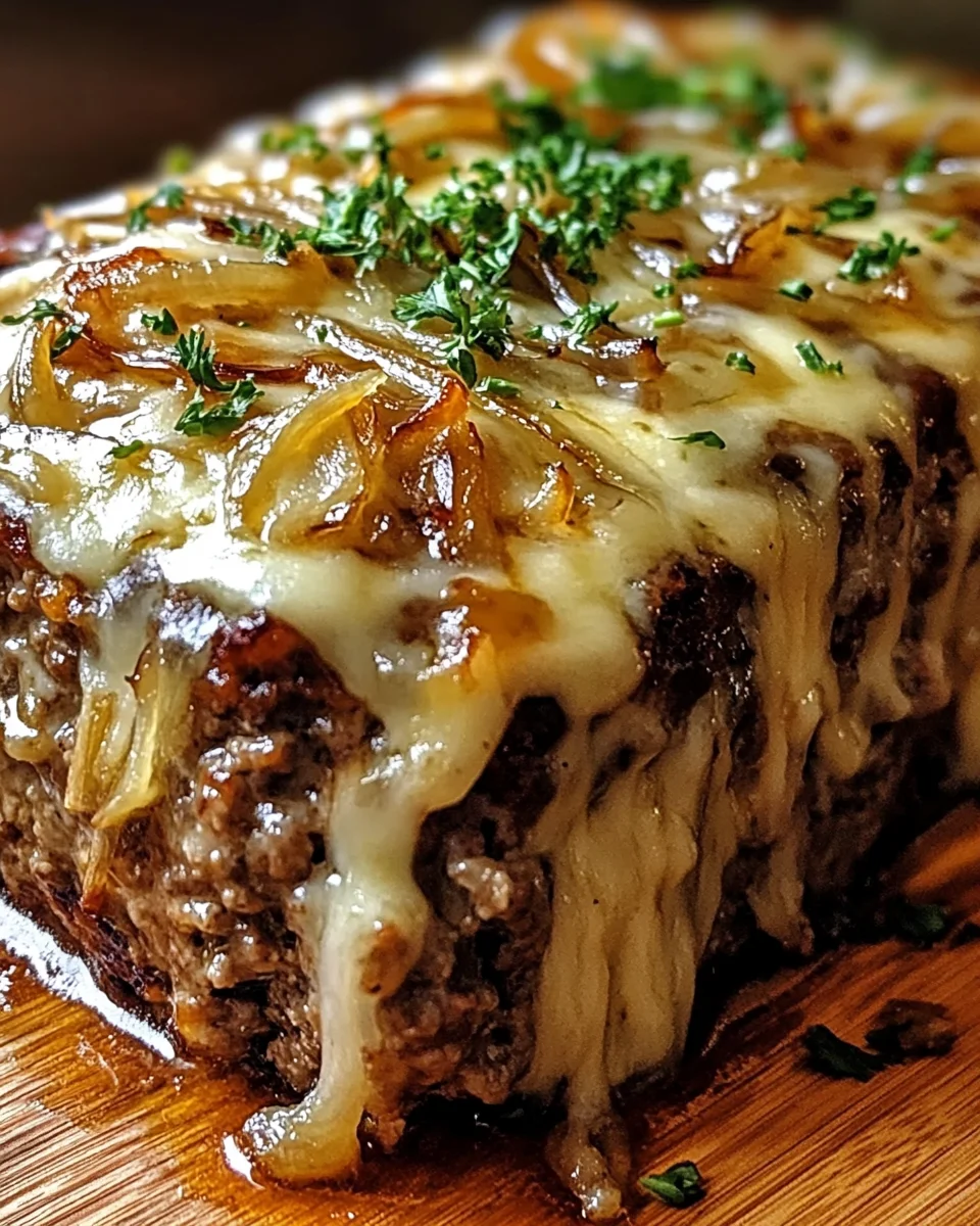 French Onion Meatloaf