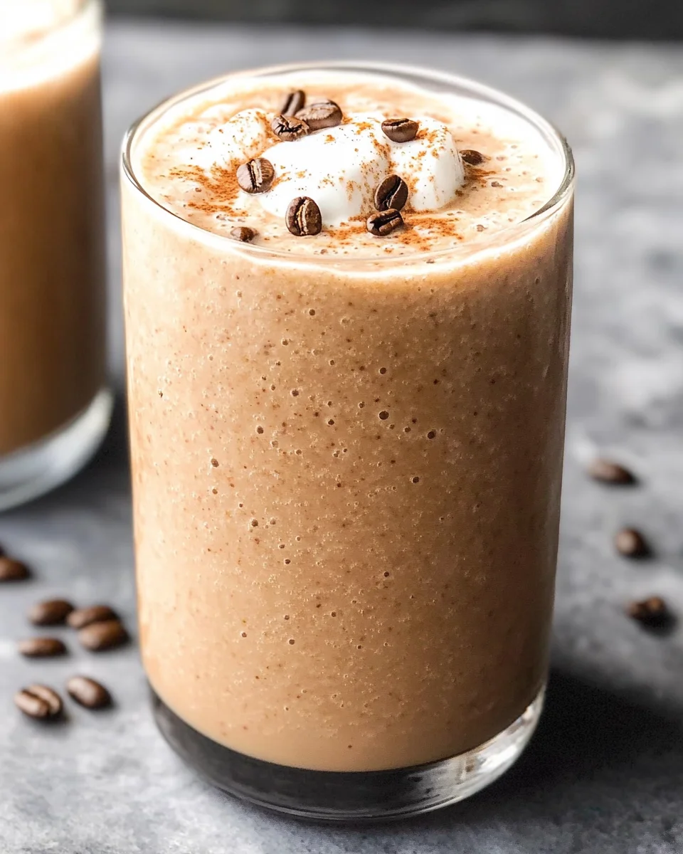 Iced Coffee Protein Shake, a.k.a. Cold Brew Smoothie