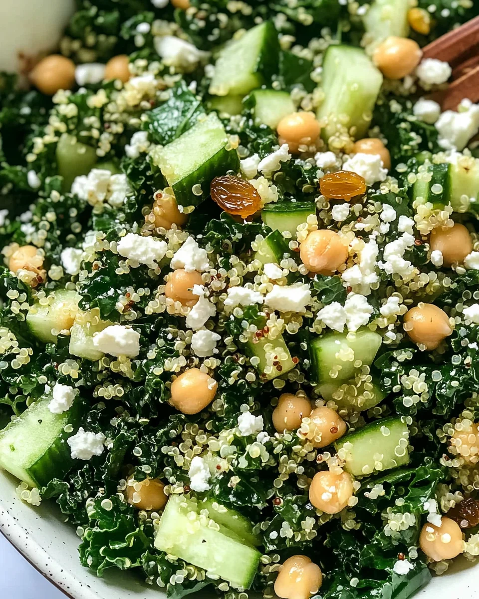 Kale Quinoa Salad - With Lemon Dressing