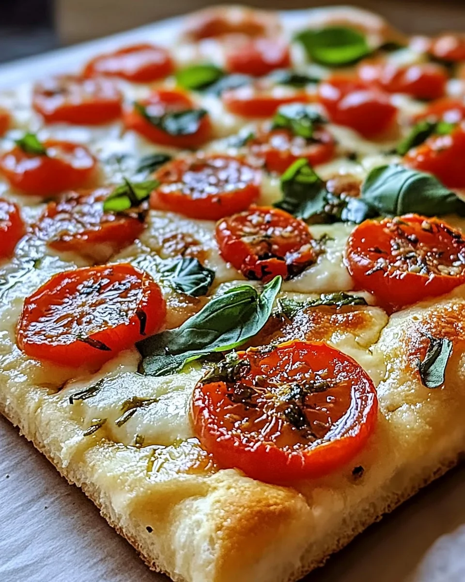 Margherita Focaccia Bread: Experience Simple Perfection!