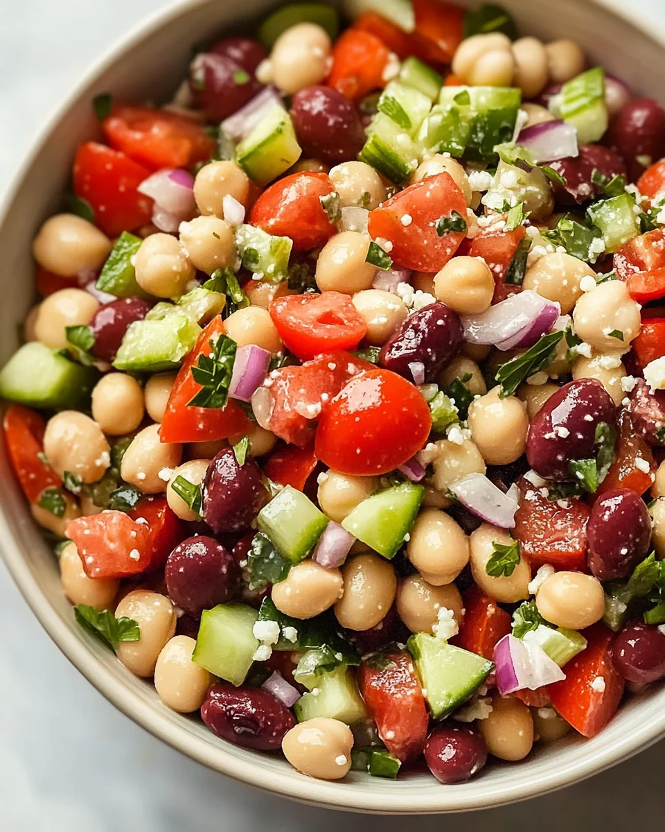 Mediterranean Bean Salad