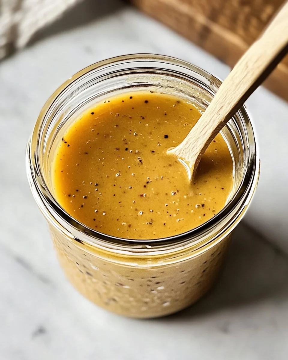Peach Honey Dijon Balsamic Vinaigrette
