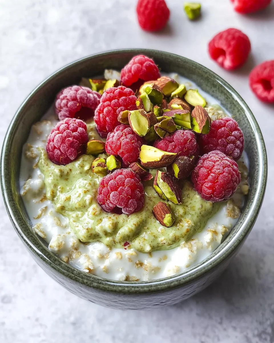 Pistachio Overnight Oats