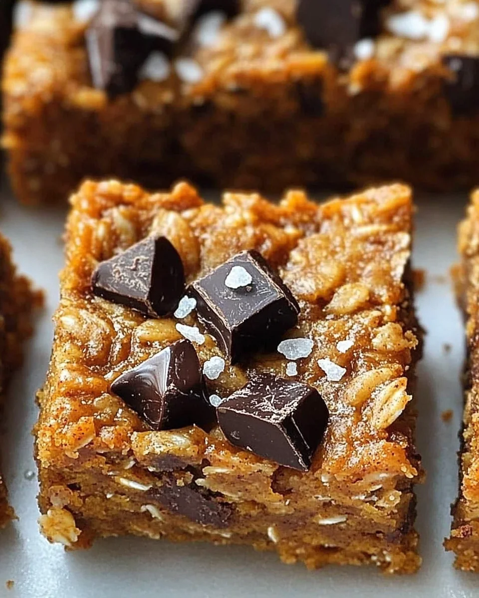 Pumpkin Oatmeal Bars