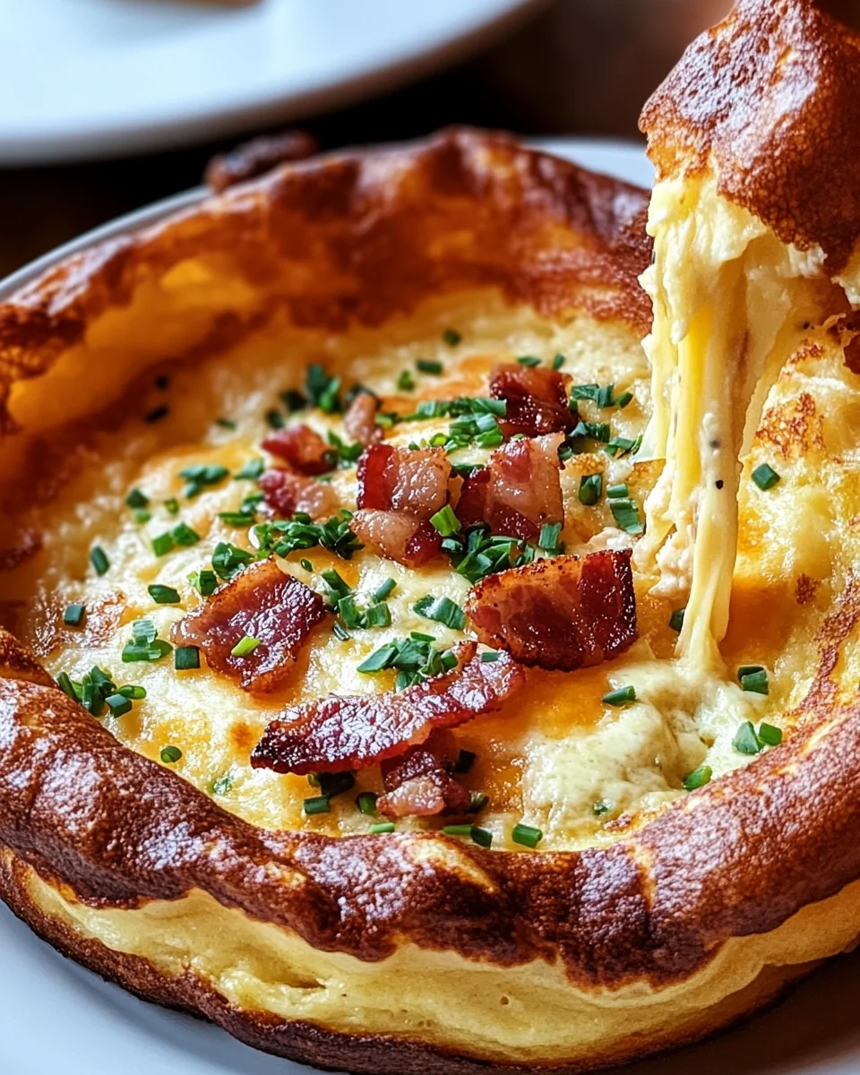 Savory Cheddar & Turkey Bacon Dutch Baby: A Delightful Treat!