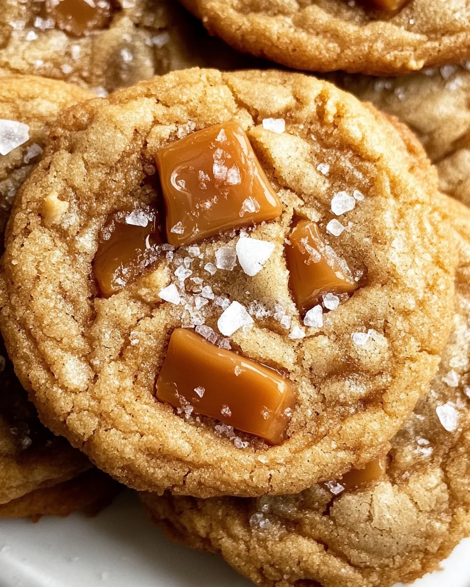 Sea Salt Caramel Cookies