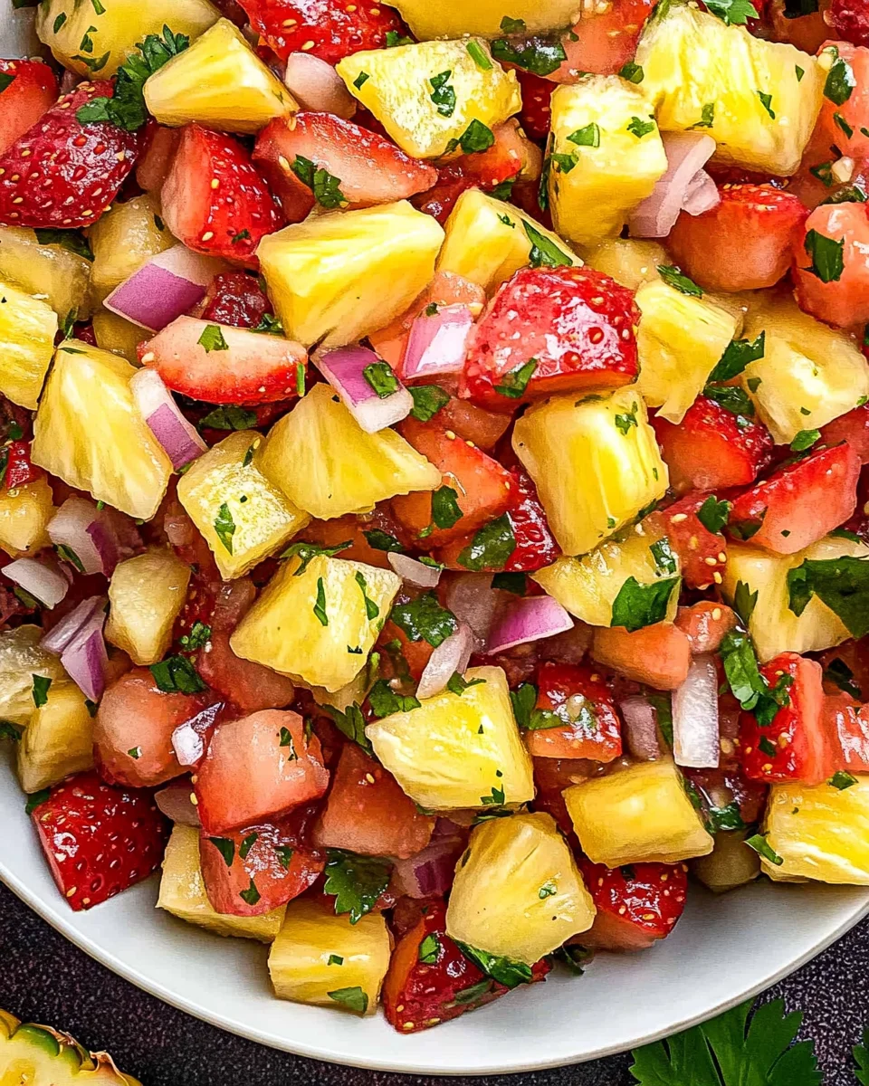 Strawberry Pineapple Salsa