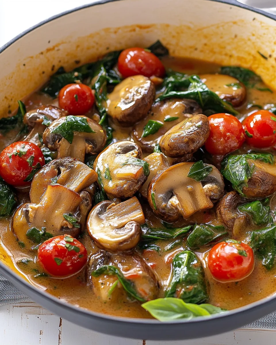 Tuscan Butter Mushrooms