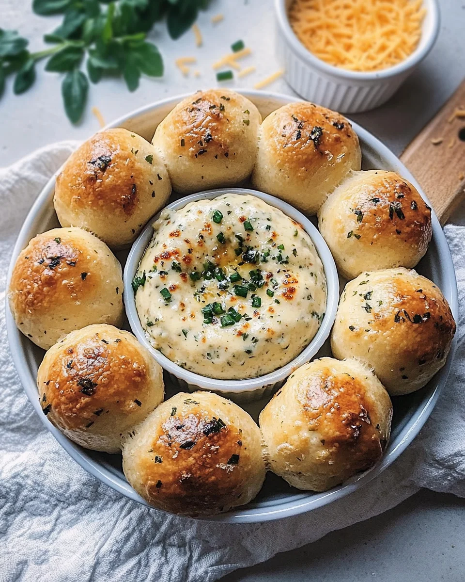 Vegan Garlic Dough Balls